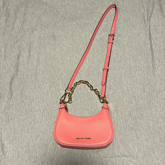 Bolso De Hombro Michael Kors Cora Large Pebbled Para Mujer - Marrón | Elegante Y Espacioso